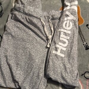 Hurley women’s pajamas Light Gray joggers